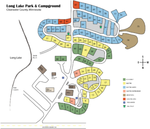 Layout Map - Long Lake Park & Campground